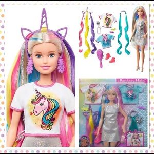 🥳PRICE DROPPED🥳Barbie Fantasy Hair Doll NWT